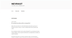 Desktop Screenshot of nevrast.com